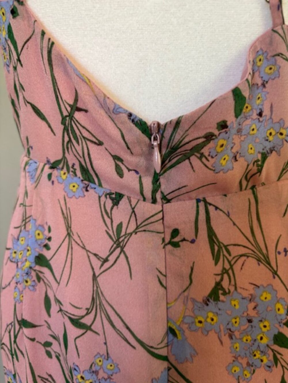ASTR The Label Pandora Pink/Blue Floral Maxi Dress Size Large - Picture 8 of 11